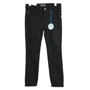 DL1961 Harper Boyfriend Jeans Kids 12 Black Distressed Ultra-Soft -‎ NWT $69.00